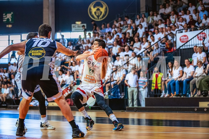 Basketball, Win2Day Superliga 2022/23, Playoff, Finale Spiel 4, BC Vienna, Gmunden Swans, Bogic Vujosevic (5)