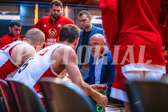 Basketball, Win2Day Superliga 2022/23, Playoff, Finale Spiel 4, BC Vienna, Gmunden Swans, Aramis Naglic (Head Coach)