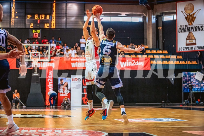 Basketball, Win2Day Superliga 2022/23, Playoff, Finale Spiel 4, BC Vienna, Gmunden Swans, Stefan Savic (13)