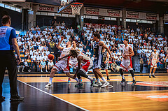 Basketball, Win2Day Superliga 2022/23, Playoff, Finale Spiel 4, BC Vienna, Gmunden Swans, Enis Murati (44), Jahenns Manigat (21), Urald King (20)