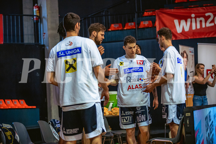 Basketball, Win2Day Superliga 2022/23, Playoff, Finale Spiel 4, BC Vienna, Gmunden Swans, Jonathan Soellner (5)