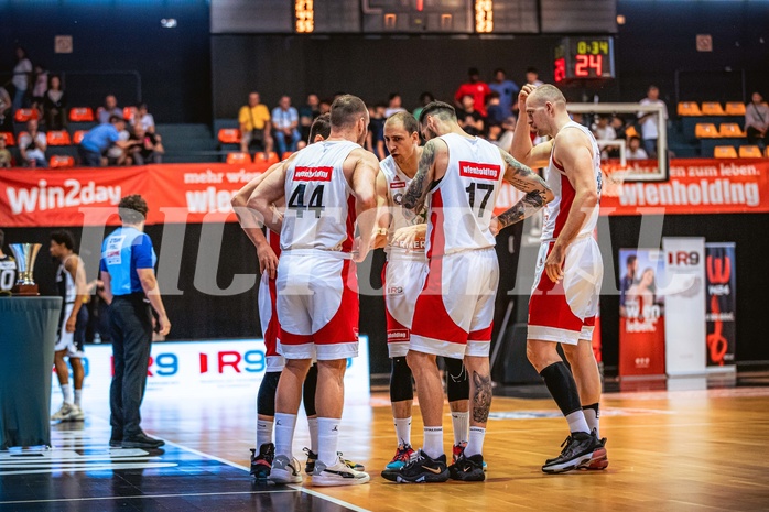 Basketball, Win2Day Superliga 2022/23, Playoff, Finale Spiel 4, BC Vienna, Gmunden Swans, Stefan Savic (13)