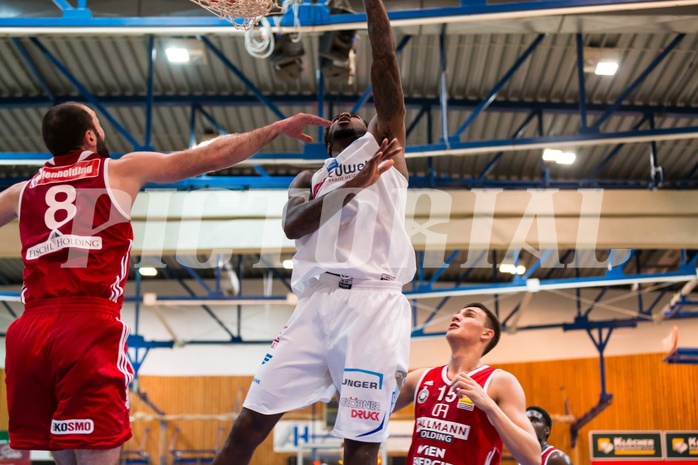 Basketball, ABL 2016/17, Grunddurchgang 19.Runde, Oberwart Gunners, BC Vienna, Jamari Traylor (9), Pedrag Miletic (8)
