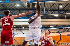Basketball, ABL 2016/17, Grunddurchgang 19.Runde, Oberwart Gunners, BC Vienna, Jamari Traylor (9), Pedrag Miletic (8)