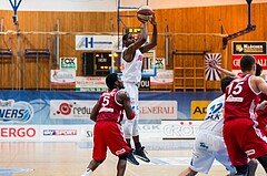 Basketball, ABL 2016/17, Grunddurchgang 19.Runde, Oberwart Gunners, BC Vienna, Christopher McNealy (8), Anthony Clemmons (5)