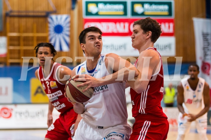 Basketball, ABL 2016/17, Grunddurchgang 19.Runde, Oberwart Gunners, BC Vienna, Benjamin Blazevic (12), Sebastian Koch (10)