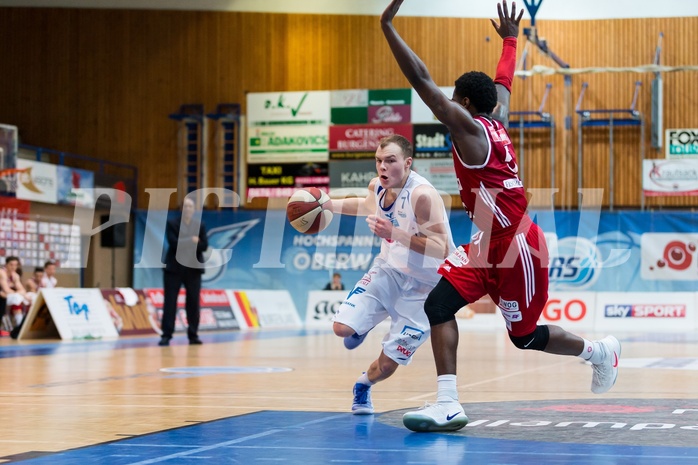Basketball, ABL 2016/17, Grunddurchgang 19.Runde, Oberwart Gunners, BC Vienna, Sebastian Kaeferle (7), Anthony Clemmons (5)