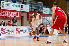 Basketball, ABL 2016/17, Grunddurchgang 19.Runde, Oberwart Gunners, BC Vienna, Andell Cumberbatch (13), Stjepan Stazic (7)