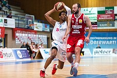 Basketball, ABL 2016/17, Grunddurchgang 19.Runde, Oberwart Gunners, BC Vienna, Andell Cumberbatch (13), Pedrag Miletic (8)
