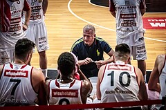 Basketball, ABL 2017/18, Grunddurchgang 36.Runde, BC Vienna, Oberwart Gunners, Luigi Gresta (Headcoach)