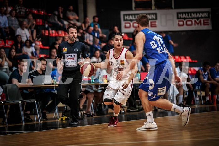 Basketball, ABL 2017/18, Grunddurchgang 36.Runde, BC Vienna, Oberwart Gunners, Mustafa Hassan Zadeh (5)