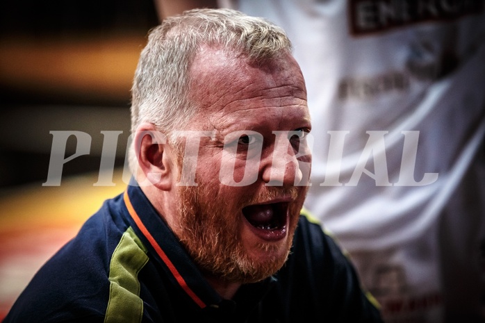 Basketball, ABL 2017/18, Grunddurchgang 36.Runde, BC Vienna, Oberwart Gunners, Luigi Gresta (Headcoach)