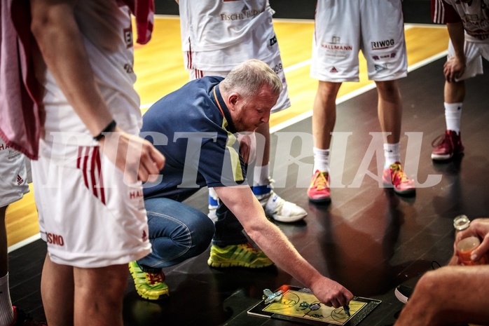 Basketball, ABL 2017/18, Grunddurchgang 36.Runde, BC Vienna, Oberwart Gunners, Luigi Gresta (Headcoach)