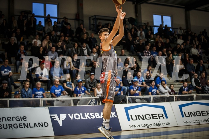 Basketball, ABL 2018/19, Grunddurchgang 23.Runde, Oberwart Gunners, Fürstenfeld Panthers, Labinot Qollaku (8)
