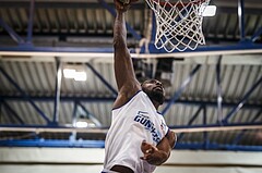 Basketball, ABL 2018/19, Grunddurchgang 23.Runde, Oberwart Gunners, Fürstenfeld Panthers, Christopher Tawiah (14)