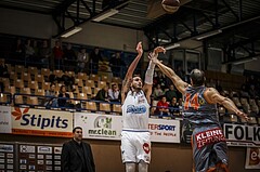 Basketball, ABL 2018/19, Grunddurchgang 23.Runde, Oberwart Gunners, Fürstenfeld Panthers, Hayden Thomas Lescault (11)