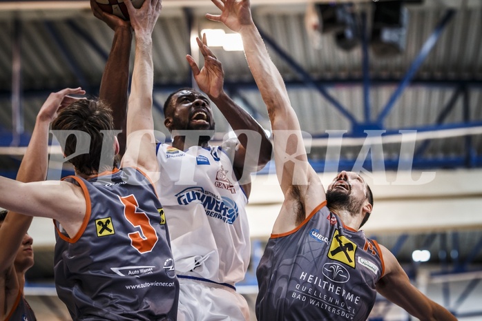 Basketball, ABL 2018/19, Grunddurchgang 23.Runde, Oberwart Gunners, Fürstenfeld Panthers, Christopher Tawiah (14)