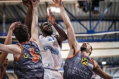 Basketball, ABL 2018/19, Grunddurchgang 23.Runde, Oberwart Gunners, Fürstenfeld Panthers, Christopher Tawiah (14)
