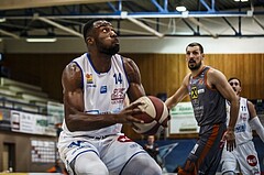 Basketball, ABL 2018/19, Grunddurchgang 23.Runde, Oberwart Gunners, Fürstenfeld Panthers, Christopher Tawiah (14)