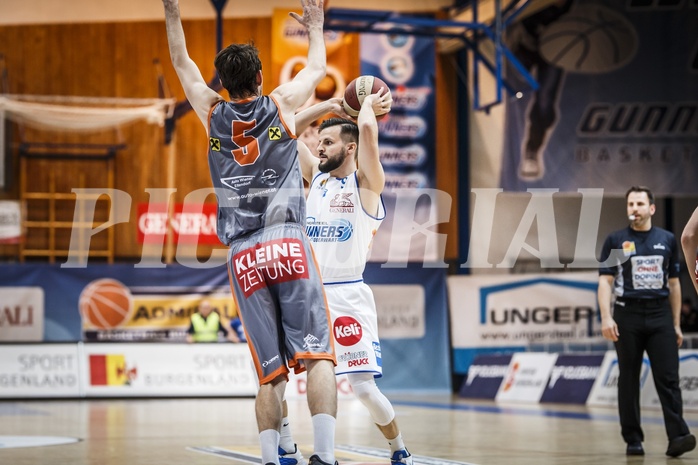 Basketball, ABL 2018/19, Grunddurchgang 23.Runde, Oberwart Gunners, Fürstenfeld Panthers, Hannes Ochsenhofer (9)
