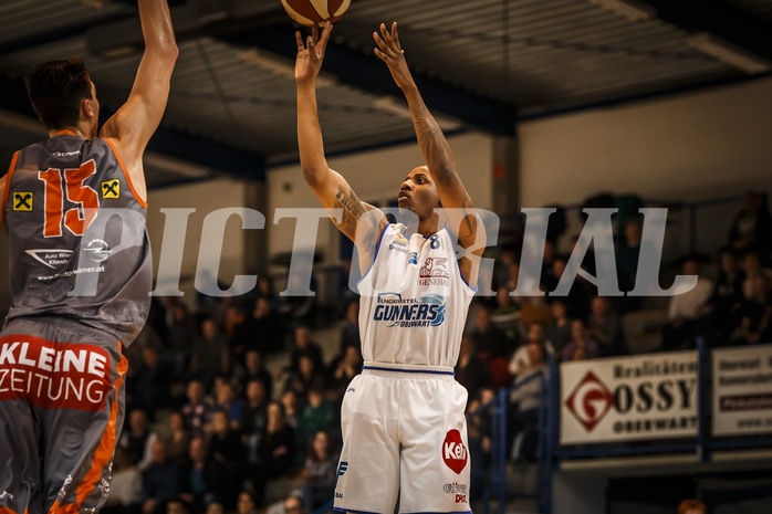 Basketball, ABL 2018/19, Grunddurchgang 23.Runde, Oberwart Gunners, Fürstenfeld Panthers, Justin Coleman (8)