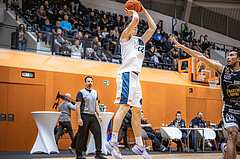 Basketball, Basketball Austria Cup 2022/23, Viertelfinale, Vienna Timberwolves, Gmunden Swans, Jakob Lohr (12)