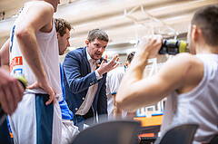 Basketball, Basketball Austria Cup 2022/23, Viertelfinale, Vienna Timberwolves, Gmunden Swans, Hubert Schmidt (Head Coach)