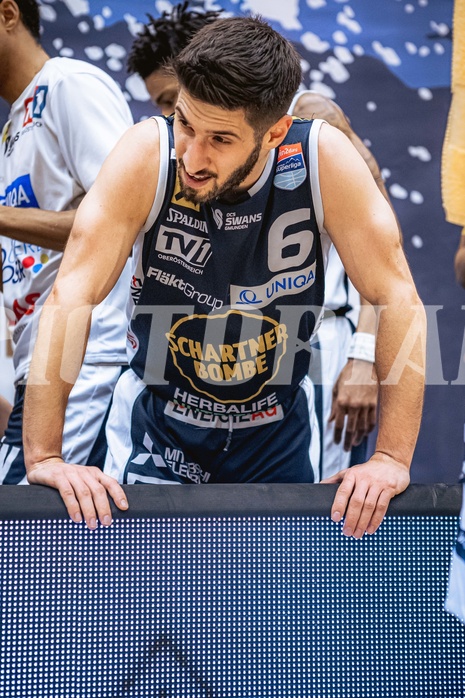 Basketball, Basketball Austria Cup 2022/23, Viertelfinale, Vienna Timberwolves, Gmunden Swans, Daniel Friedrich (6)