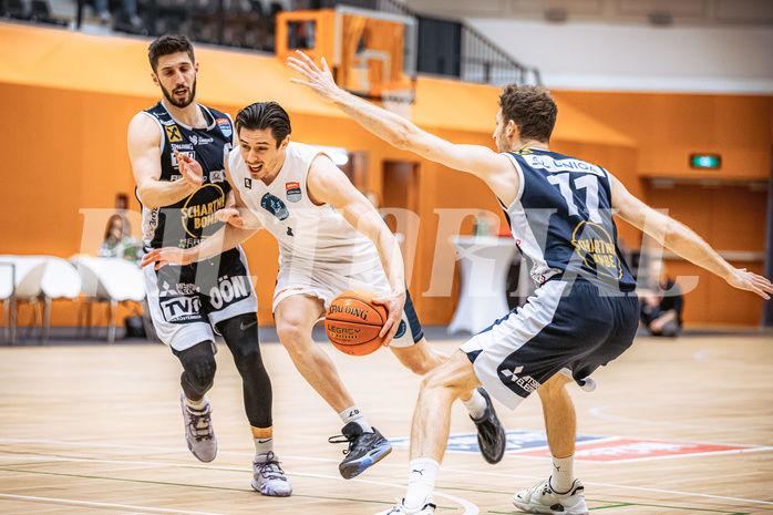 Basketball, Basketball Austria Cup 2022/23, Viertelfinale, Vienna Timberwolves, Gmunden Swans, Robbe Janssens (7)