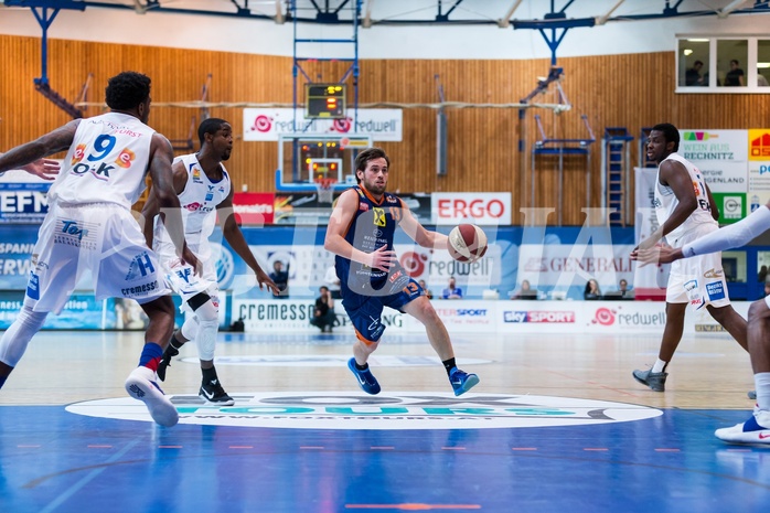 Basketball, ABL 2016/17, Grunddurchgang 17.Runde, Oberwart Gunners, Fürstenfeld Panthers, David Jandl (13)