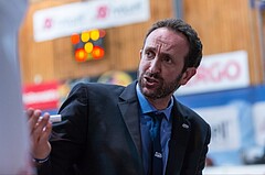 Basketball, ABL 2016/17, Grunddurchgang 17.Runde, Oberwart Gunners, Fürstenfeld Panthers, Chris Chougaz (Coach)