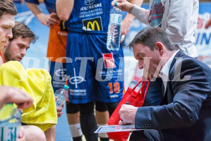 Basketball, ABL 2016/17, Grunddurchgang 17.Runde, Oberwart Gunners, Fürstenfeld Panthers, Pit Stahl (Coach)