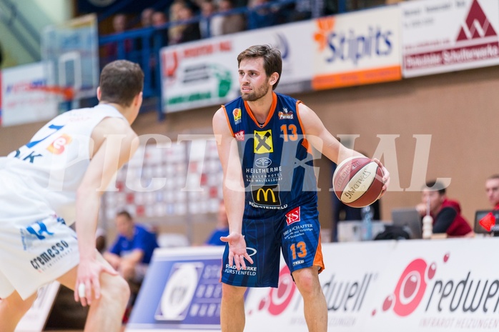 Basketball, ABL 2016/17, Grunddurchgang 17.Runde, Oberwart Gunners, Fürstenfeld Panthers, David Jandl (13)