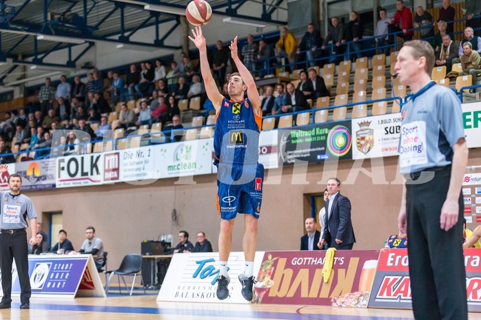 Basketball, ABL 2016/17, Grunddurchgang 17.Runde, Oberwart Gunners, Fürstenfeld Panthers, Luka Gaspar (6)