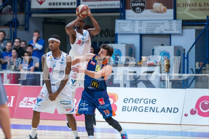 Basketball, ABL 2016/17, Grunddurchgang 17.Runde, Oberwart Gunners, Fürstenfeld Panthers, Christopher McNealy (8)