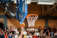 Basketball, Basketball Zweite Liga 2023/24, Playoff, Finale Spiel 1, Mistelbach Mustangs, Union Deutsch Wagram Aligators, Maximilian Girschik (9)