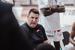Basketball, Basketball Superliga 2023/24 , Qualifikationsrunde 10, Oberwart Gunners, Kapfenberg Bulls, Horst Leitner (Head Coach)