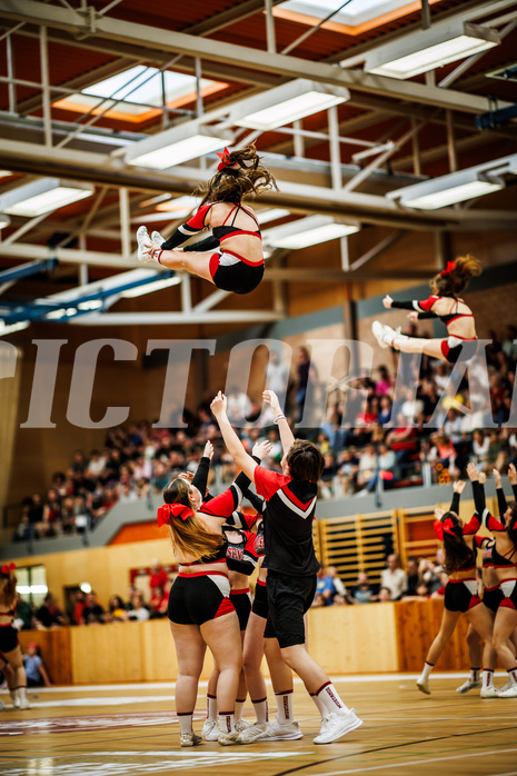 Basketball, Basketball Zweite Liga 2023/24, Playoff, Finale Spiel 1, Mistelbach Mustangs, Union Deutsch Wagram Aligators, feature, Cheerleader