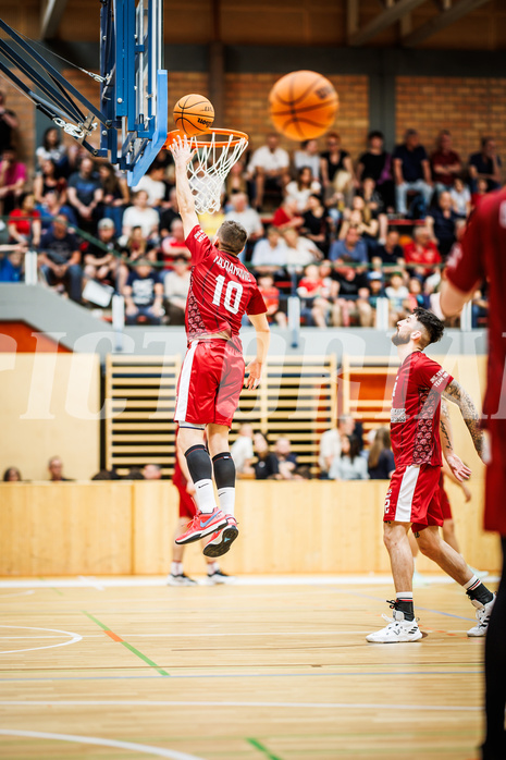 Basketball, Basketball Zweite Liga 2023/24, Playoff, Finale Spiel 1, Mistelbach Mustangs, Union Deutsch Wagram Aligators, Dragisa Najdanovic (10)