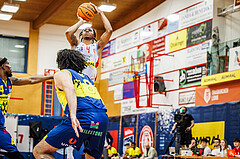 Basketball, win2day Basketball Superliga 2023/24, 10.Plazierungsrunde, Traiskirchen Lions, UBSC Graz, Demarcus Demonia (4)