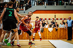 Basketball, Basketball Zweite Liga 2023/24, Playoff, Finale Spiel 1, Mistelbach Mustangs, Union Deutsch Wagram Aligators, Ian Moschik (20)