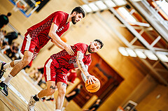 Basketball, Basketball Zweite Liga 2023/24, Playoff, Finale Spiel 1, Mistelbach Mustangs, Union Deutsch Wagram Aligators, Viktor Vasat (22), Zdenek Nehyba (42)