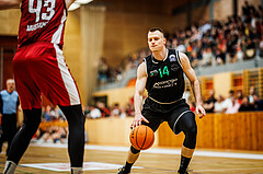 Basketball, Basketball Zweite Liga 2023/24, Playoff, Finale Spiel 1, Mistelbach Mustangs, Union Deutsch Wagram Aligators, Branislav Balvan (14)