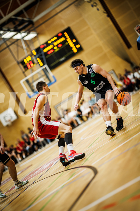 Basketball, Basketball Zweite Liga 2023/24, Playoff, Finale Spiel 1, Mistelbach Mustangs, Union Deutsch Wagram Aligators, Ognjen Drljaca (6)