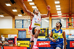 Basketball, win2day Basketball Superliga 2023/24, 10.Plazierungsrunde, Traiskirchen Lions, UBSC Graz, Demarcus Demonia (4)