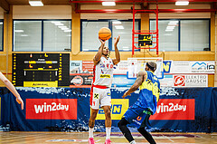 Basketball, win2day Basketball Superliga 2023/24, 10.Plazierungsrunde, Traiskirchen Lions, UBSC Graz, Demarcus Demonia (4)
