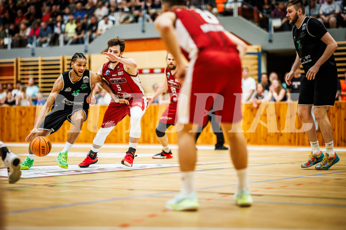 Basketball, Basketball Zweite Liga 2023/24, Playoff, Finale Spiel 1, Mistelbach Mustangs, Union Deutsch Wagram Aligators, Philip Konate (16)