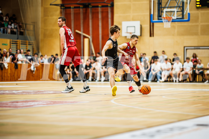 Basketball, Basketball Zweite Liga 2023/24, Playoff, Finale Spiel 1, Mistelbach Mustangs, Union Deutsch Wagram Aligators, Dragisa Najdanovic (10)