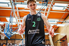 Basketball, Basketball Zweite Liga 2023/24, Playoff, Finale Spiel 1, Mistelbach Mustangs, Union Deutsch Wagram Aligators, Luis Göd (2)