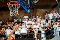 Basketball, Basketball Zweite Liga 2023/24, Playoff, Finale Spiel 1, Mistelbach Mustangs, Union Deutsch Wagram Aligators, Ognjen Drljaca (6)